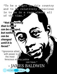 James Baldwin Portrait