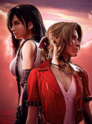 Tifa and Aerith Portrait