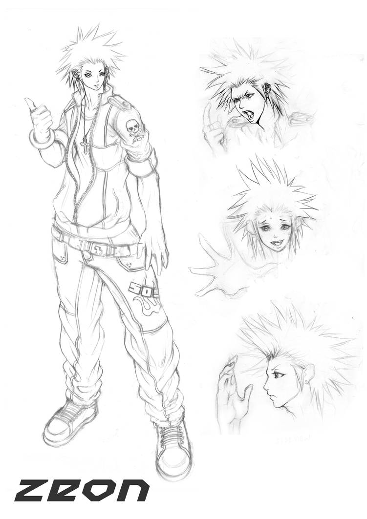 ZEON,sketch character design.. by chrisnfy85 on DeviantArt