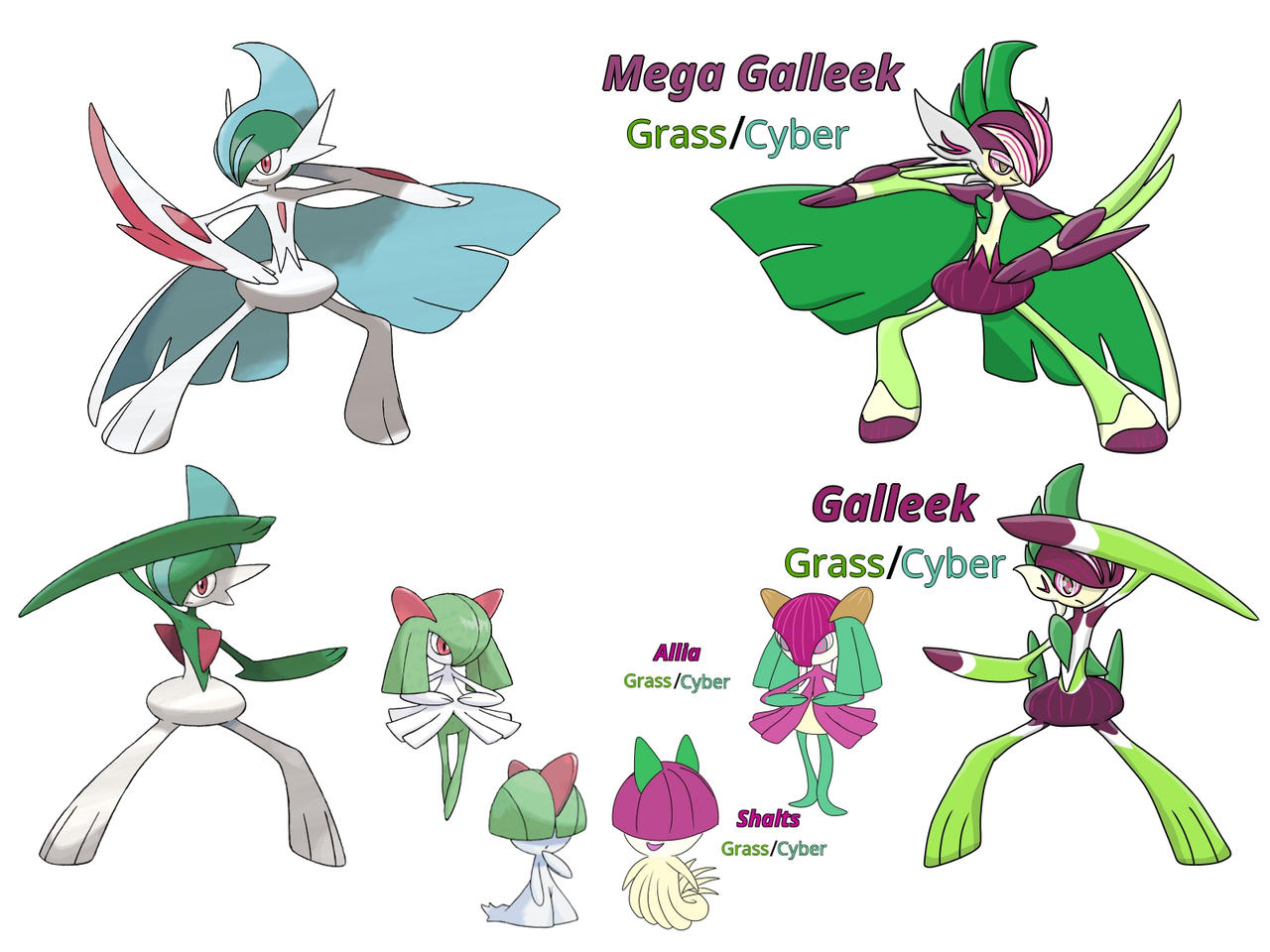 Gallede Line Gallade Evolutie Gallade | Nintendo | Fandom
