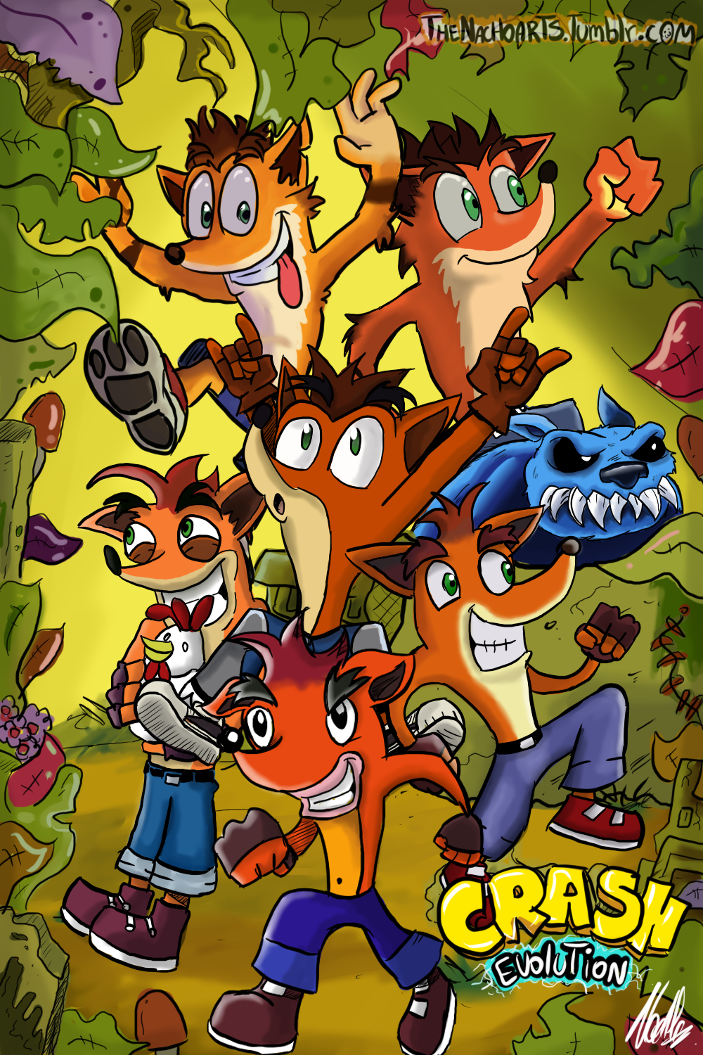 Crash Bandicoot : Evolution