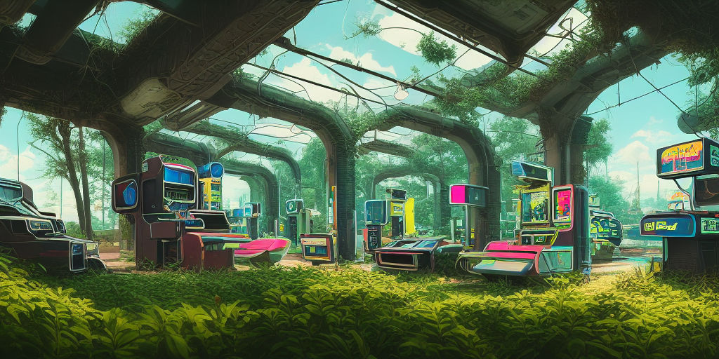 Future Arcade Futuristic Outdoor Retro Arcade by nickagge on DeviantArt
