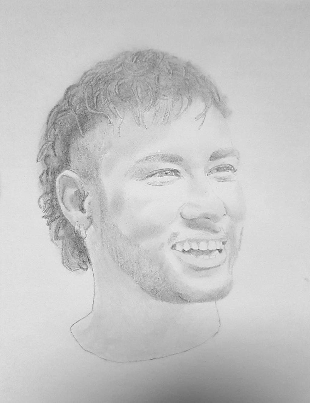 Neymar Jr pencil drawing by Stemito on DeviantArt