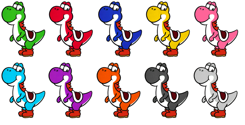 Classic Yoshi Colors By KoopshiKingGeoshi On DeviantArt classic-yoshi-colors-by-koopshikinggeoshi-on-deviantart