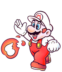 Fire Mario SML2: DX Artwork