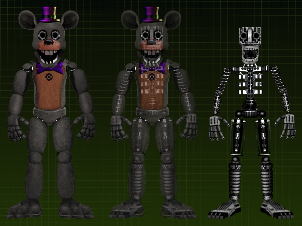 Fixed W.Golden Freddy/Fredbear v.2 by SrFuntimeTico on DeviantArt