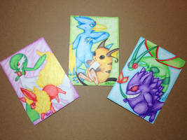 ACEO Trio Pairs