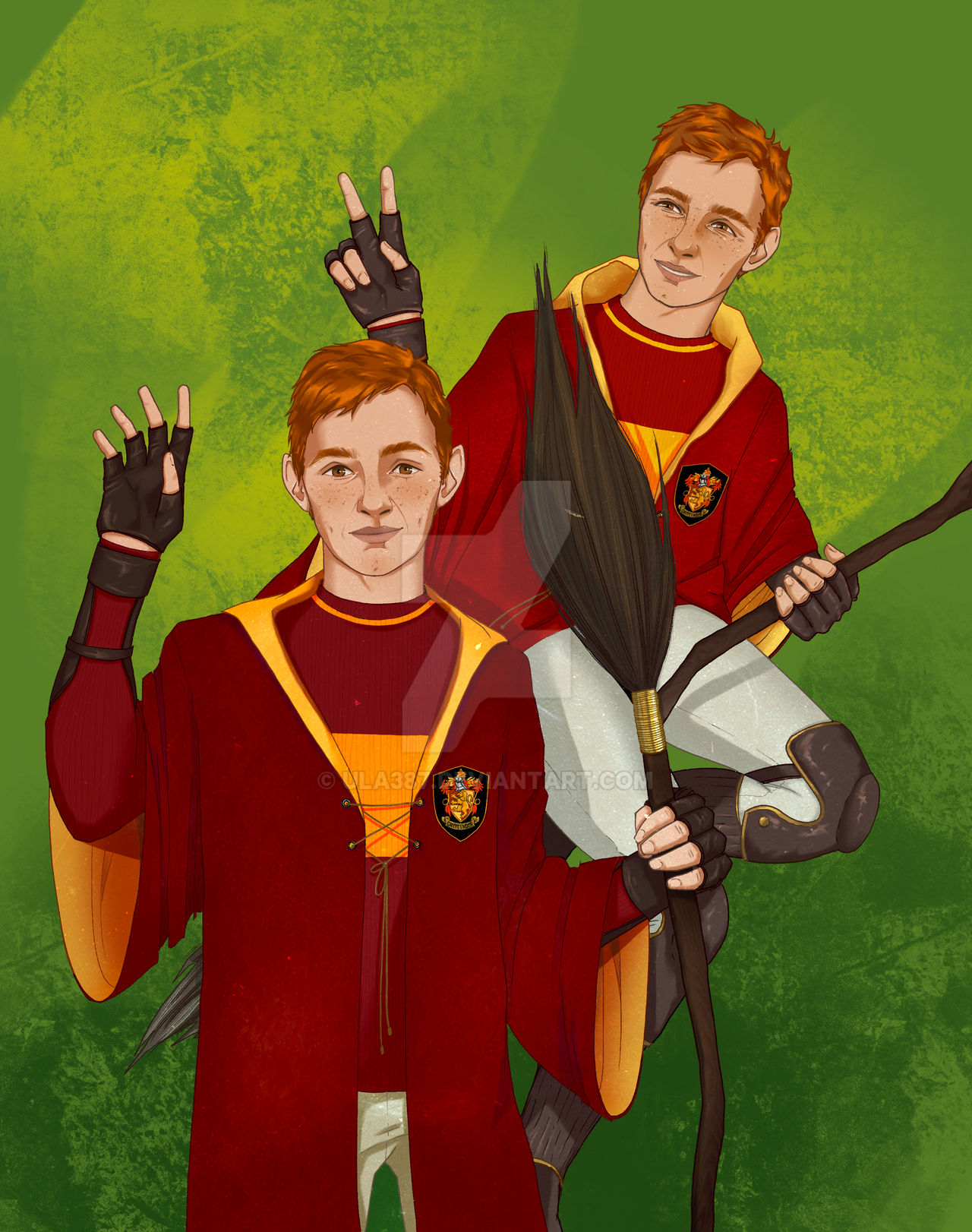Weasley Twins by ula387 on DeviantArt