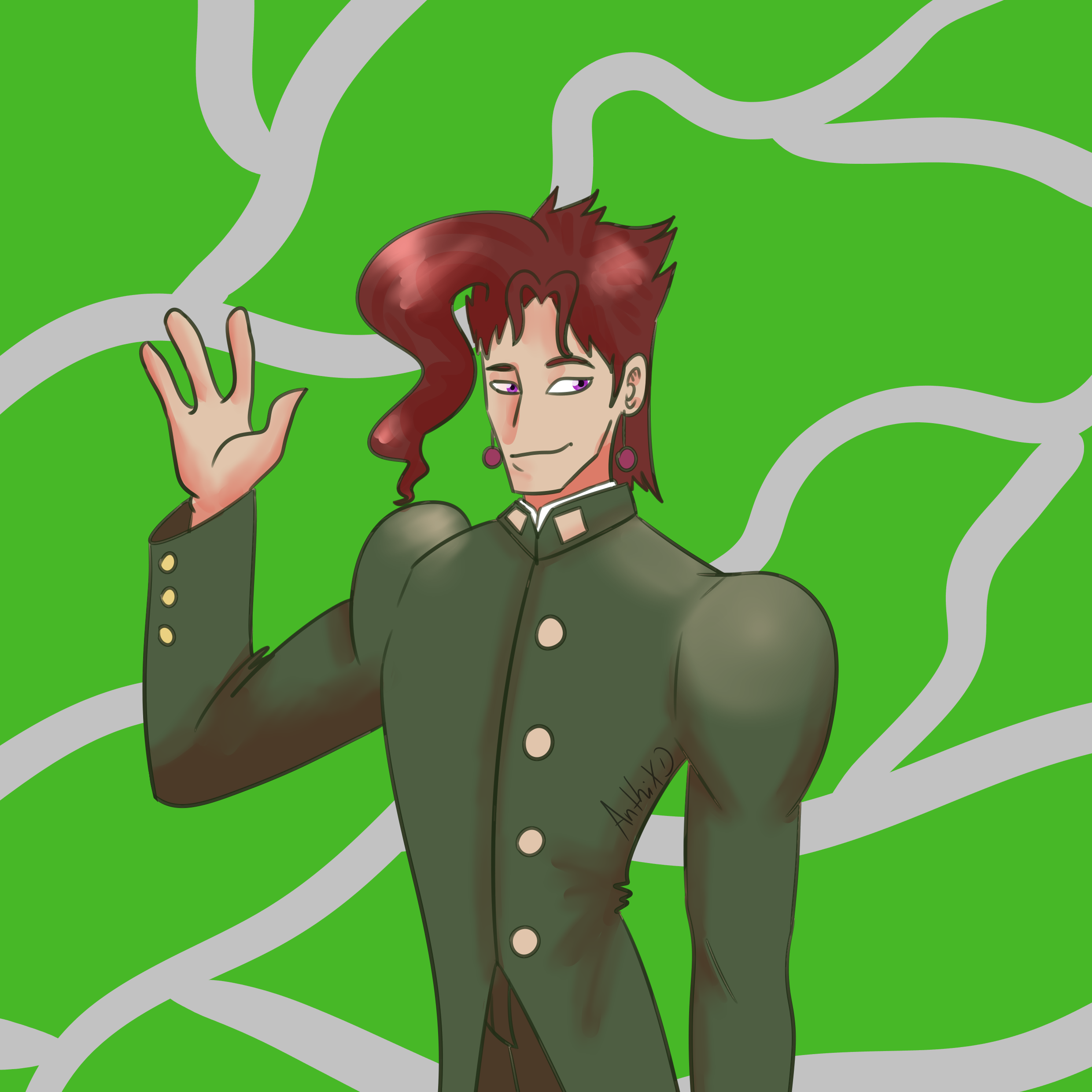 Kakyoin by AnthiXD on DeviantArt
