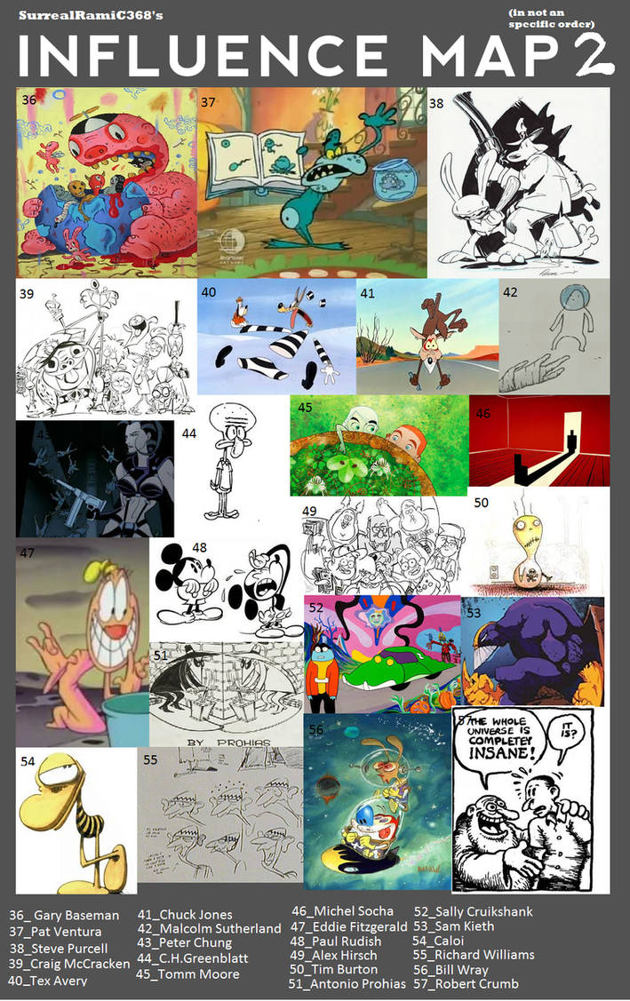 My Influence map part 2 by SurrealRamiC368 on DeviantArt