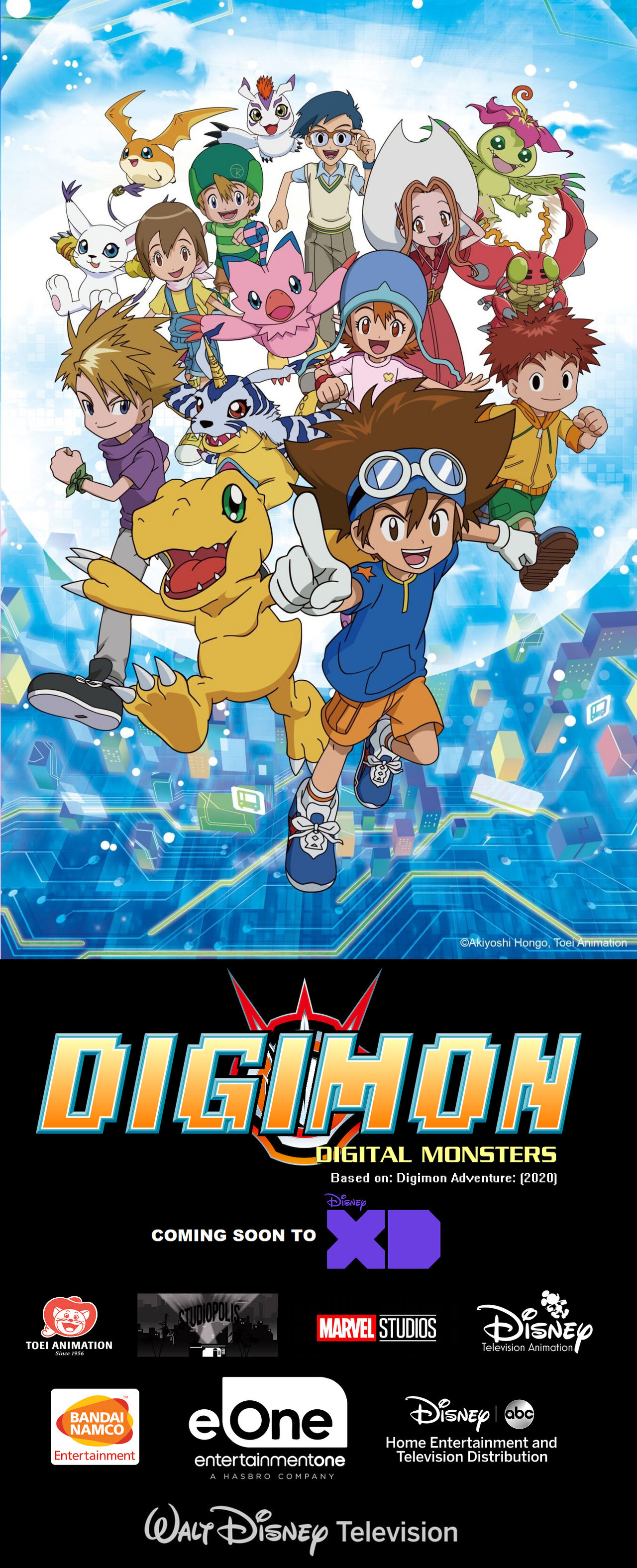 Digimon Poster Mini Digimon 2020 English Dub Promo Poster by AirSharkSquad on DeviantArt