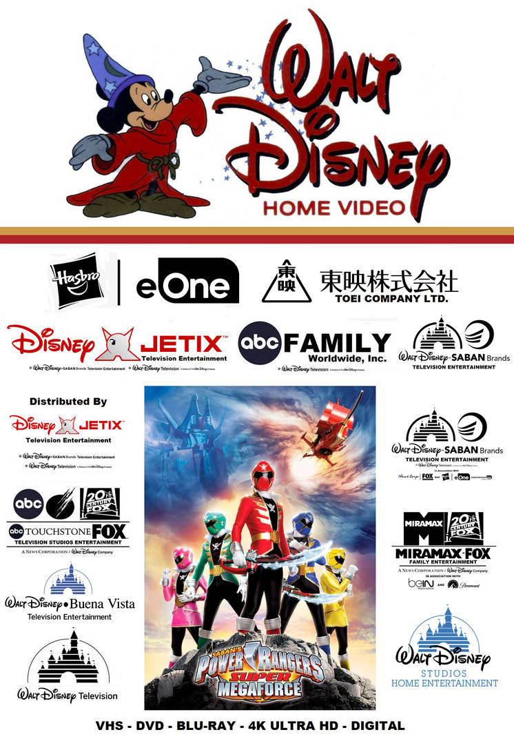 Power Rangers Super Megaforce - Disney VHS by AirSharkSquad on DeviantArt