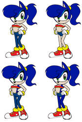 Female Sonic The Hedgehog - 1A