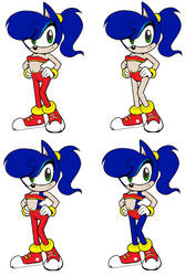 Female Sonic The Hedgehog - 1B