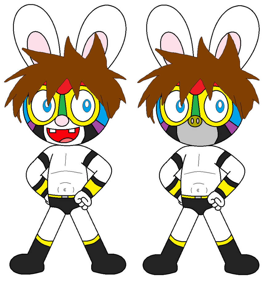 Rabbit Wrestler Maaster R. Bert - 3 by AirSharkSquad on DeviantArt