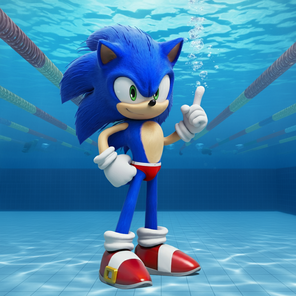 Sonic Classes Sonic Teaches Swim Class by AirSharkSquad on DeviantArt