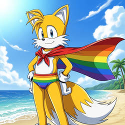 Rainbow Pride Tails