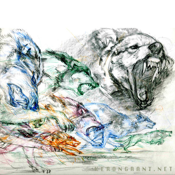 Wolf Pack by Kerong on DeviantArt