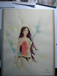 Wonder Woman watercolor