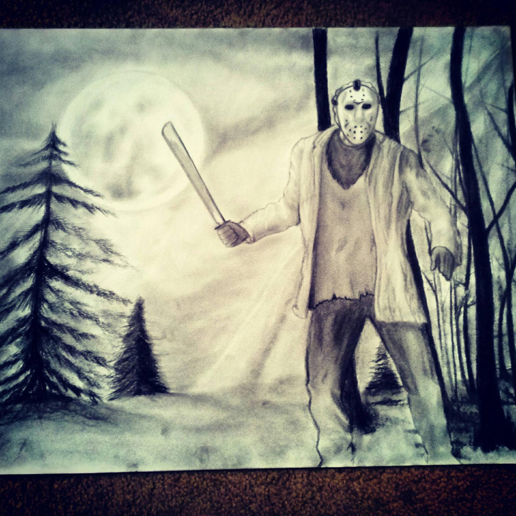 Jason Fan Drawing Jason Voorhees fan art by JonBleezy on DeviantArt