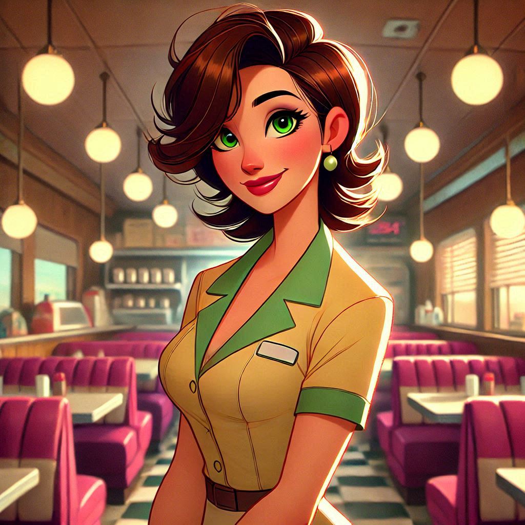 Retro Waitress Aunt Cass By Pidgewidgeon69 On DeviantArt retro-waitress-aunt-cass-by-pidgewidgeon69-on-deviantart