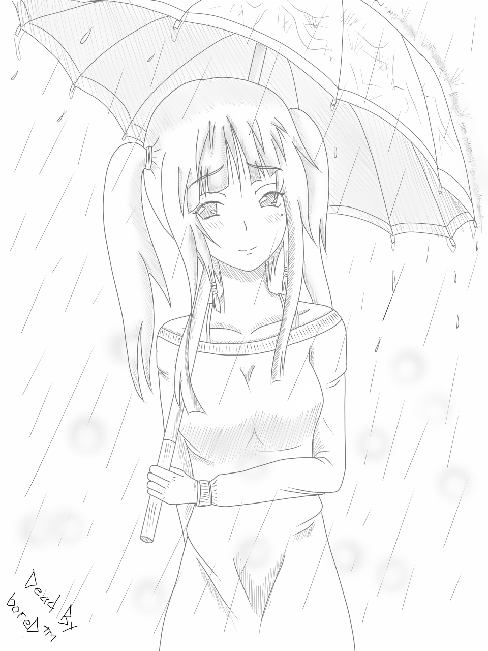 How to Draw Anime Weather (Snow, Rain & Wind) Tutorial - AnimeOutline