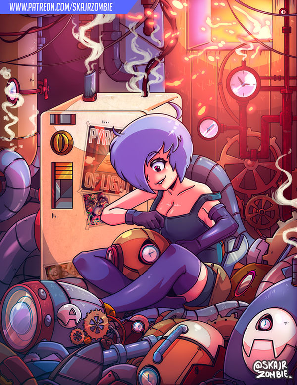 Fixing the machines - Commission by SkaJrZombie