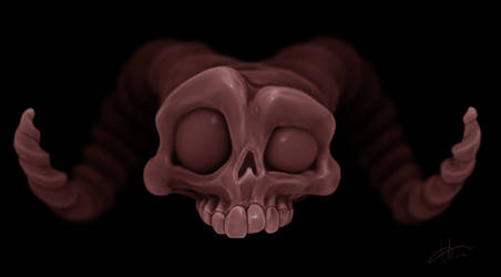Horny skull