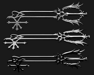 Oathkeeper Keyblade WIP 3 by HazardousArts