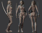 Rubi Malone Low Poly Wires by HazardousArts