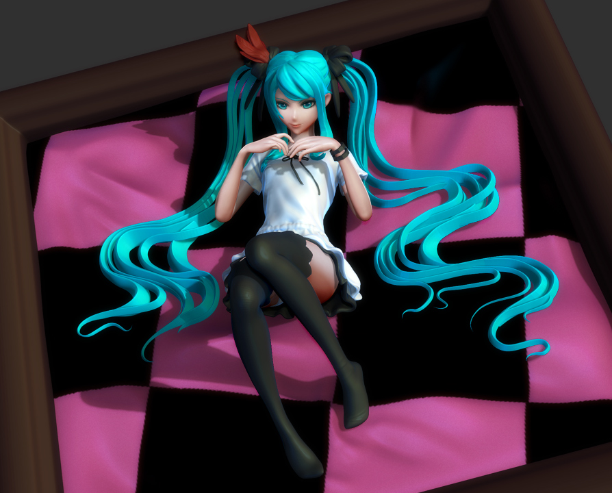 Hatsune Miku: Figurine mockup