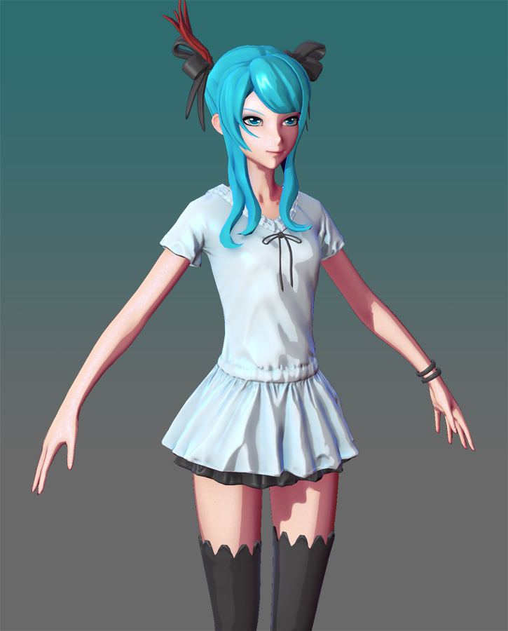 Hatsune Miku: Shader Experiment 2