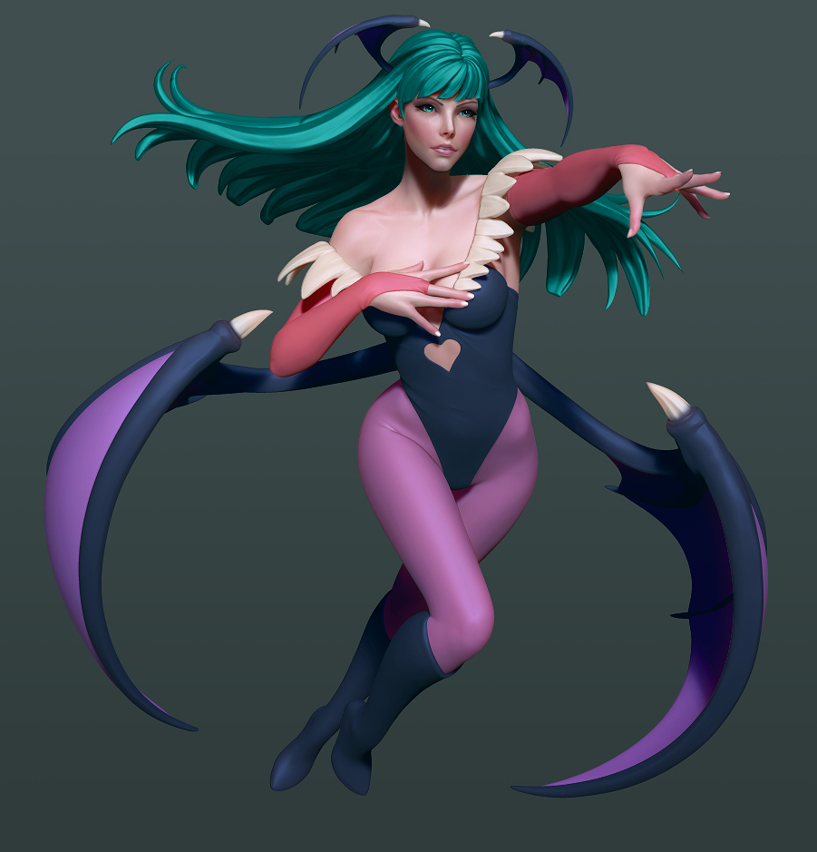 Morrigan with some color!