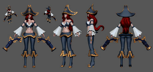 League of Legends: Miss Fortune Wip 6 by HazardousArts