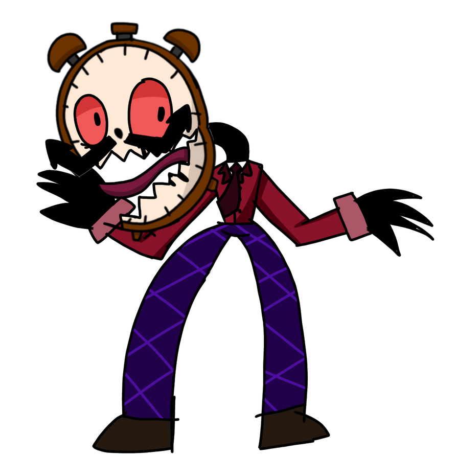 Lefty Clock Twisted clocky by rubymolina2 on DeviantArt