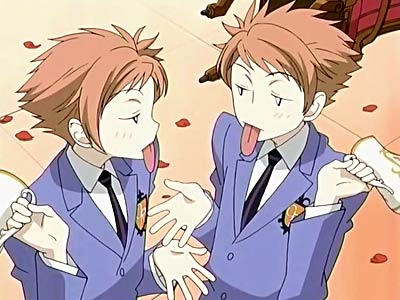 ouran twins funny face