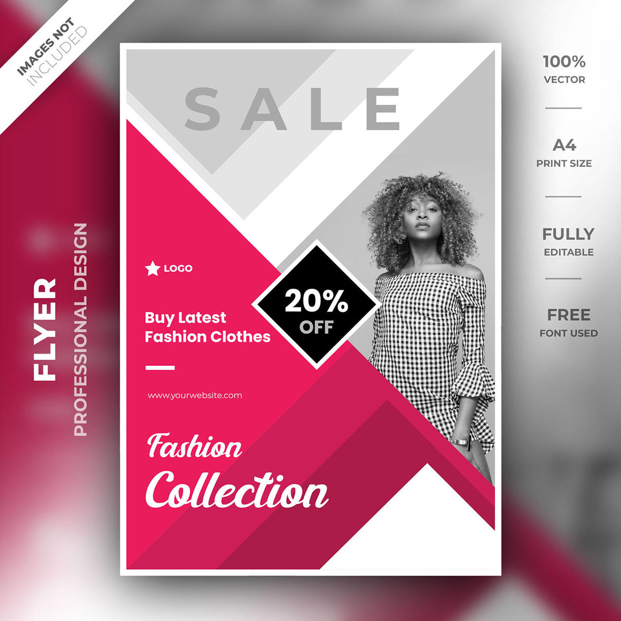 Fashion collection flyer template by graphicarenadesigns on DeviantArt