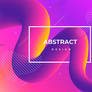 Fluid background with abstract shapes preview