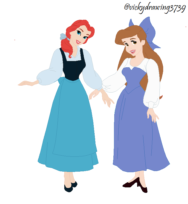 Ariel And Belle Re coler By Vickydrawing3739 On DeviantArt ariel-and-belle-re-coler-by-vickydrawing3739-on-deviantart