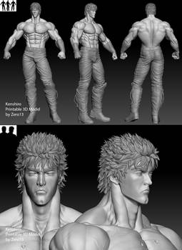 Kenshiro - Printable 3D model