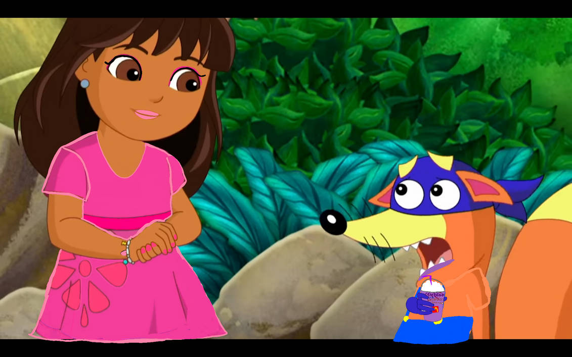 Swiper drank the grimace shake by Swiperlover on DeviantArt