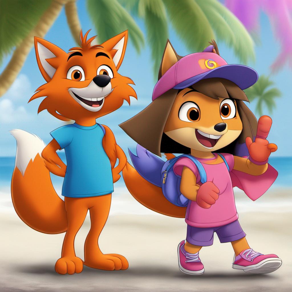 Swiper the fox and dora by rosalespinedasamara on DeviantArt