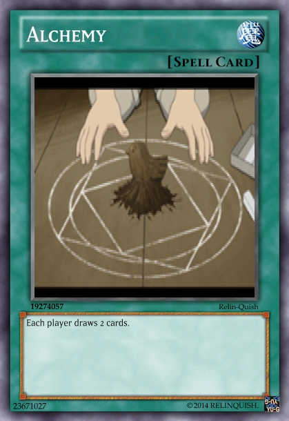 Yu-Gi-Oh Card: Alchemy. by Relinquish022 on DeviantArt