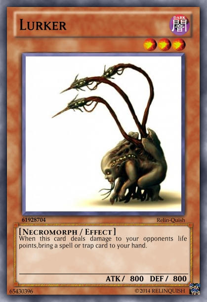 Yu-Gi-Oh Card:Lurker. by Relinquish022 on DeviantArt Yu-Gi-Oh Card:Lurker. by Relinquish022 on DeviantArt