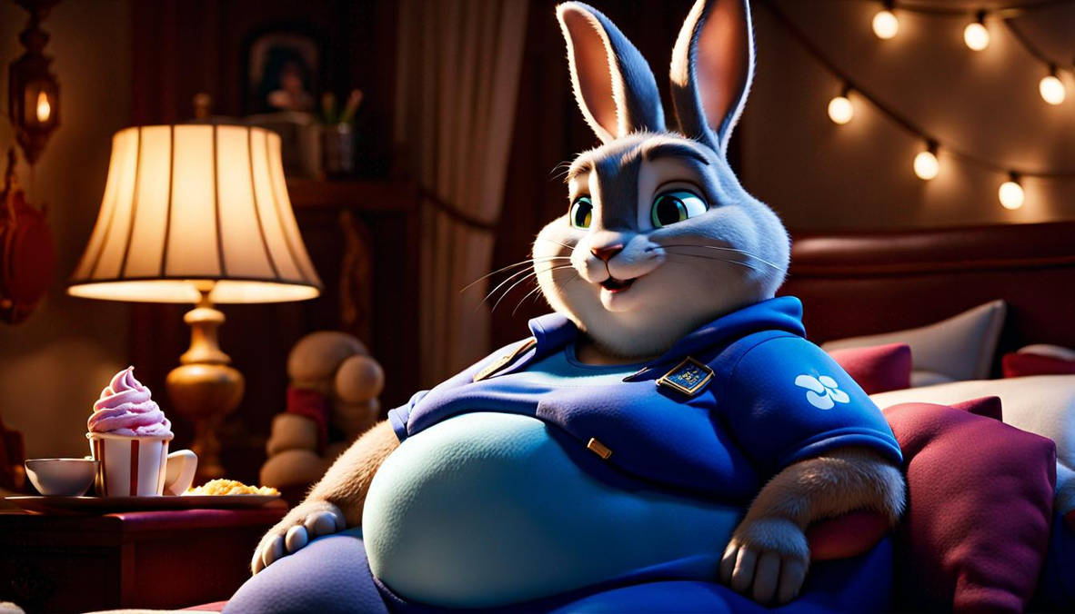 Bloated Fat Comfy Bun #1 by IggyHazard on DeviantArt