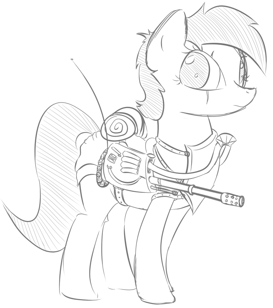 Fallout Equestria Battlesaddle Mare