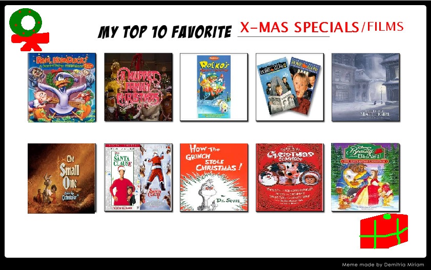 My 10 Favorite Christmas Specials