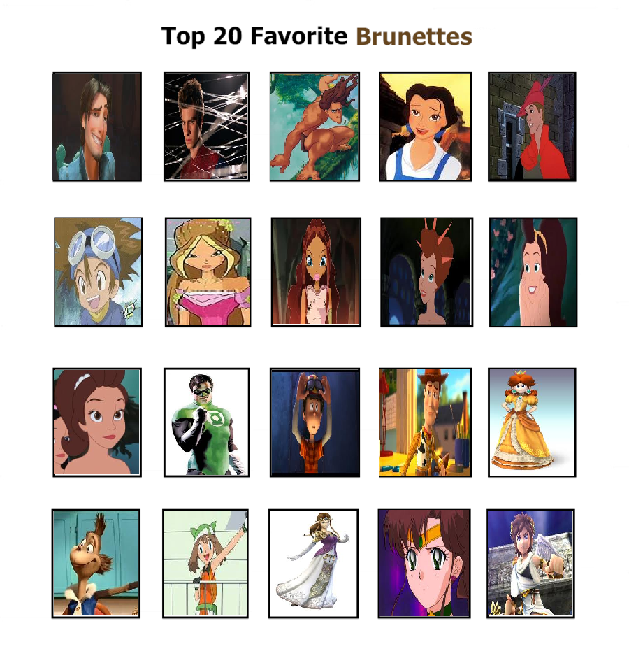 Kesh's Top 20 Brunette Characters