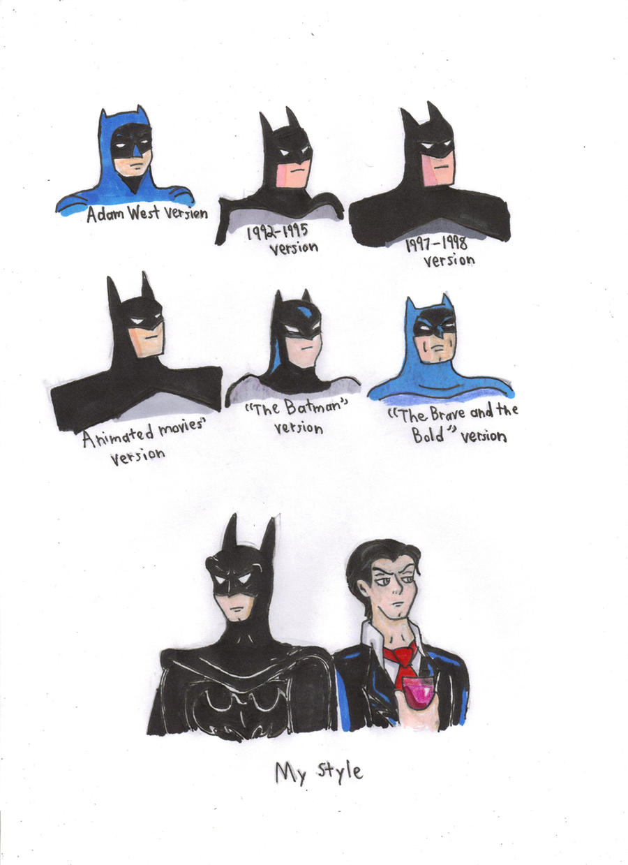 Different Styles of Batman