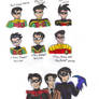 Different Styles of Robin